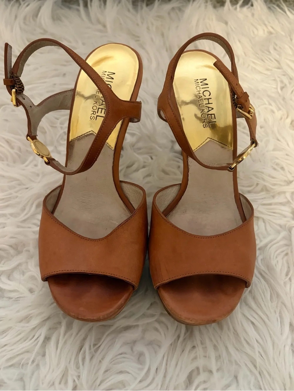Michael Kors brown heels